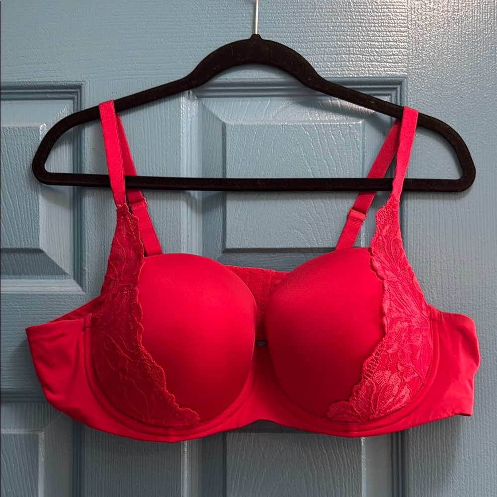 Torrid Red Lace Bra with Underwire Support